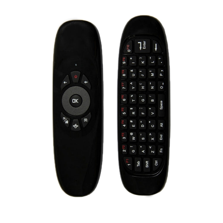 C120 T10 플라이 에어 마우스 2.4GHz 충전식 무선 키보드 리모컨 Android TV 박스 / PC용, 무선 키보드
