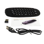C120 T10 플라이 에어 마우스 2.4GHz 충전식 무선 키보드 리모컨 Android TV 박스 / PC용, 무선 키보드