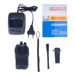 2개 세트 BAOFENG BF-888S 휴대용 CB 라디오 워키토키 Retevis UHF 5W 16채널 라디오 FM 트랜시버