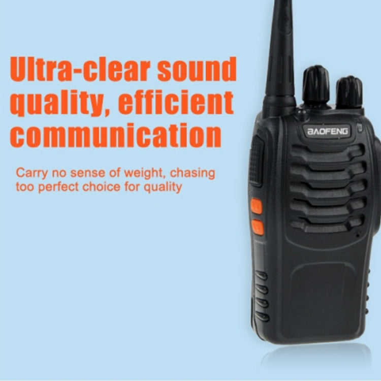 2개 세트 BAOFENG BF-888S 휴대용 CB 라디오 워키토키 Retevis UHF 5W 16채널 라디오 FM 트랜시버
