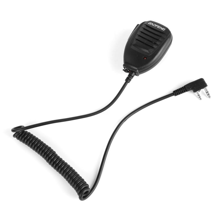 Baofeng 클립형 스피커 마이크, 워키토키용, 3.5mm + 2.5mm 이어폰 + 마이크 플러그, 마이크