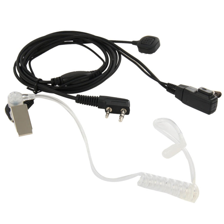 휴대용 트랜시버 이어피스 헤드셋, 워키토키용, 3.5mm + 2.5mm 플러그