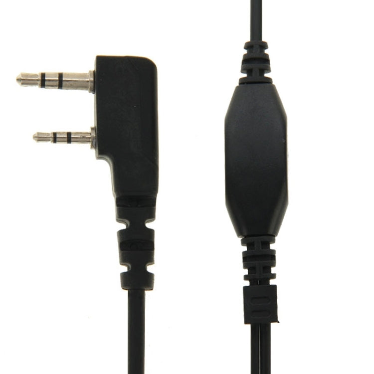 목소리 제어 트랜시버 이어피스 헤드셋 워키토키용, 3.5mm + 2.5mm 플러그