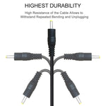 USB 수컷 to DC 2.5 x 0.7mm 전원 케이블, 길이: 1.2m