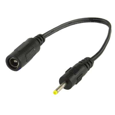 5.5 x 2.1mm DC 암컷 to 2.5 x 0.7mm DC 수컷 노트북 어댑터용 전원 커넥터 케이블, 길이: 18cm, 2.5 x 0.7mm 수컷