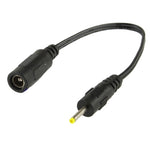 5.5 x 2.1mm DC 암컷 to 2.5 x 0.7mm DC 수컷 노트북 어댑터용 전원 커넥터 케이블, 길이: 18cm, 2.5 x 0.7mm 수컷