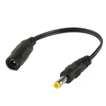 5.5 x 2.1mm DC 암컷 to 4.8 x 1.7mm DC 수컷 노트북 어댑터용 전원 커넥터 케이블, 길이: 15cm, 4.8 x 1.7mm
