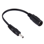 5.5 x 2.1mm DC 암컷 to 3.5 x 1.35mm DC 수컷 노트북 어댑터용 전원 커넥터 케이블, 길이: 15cm, 3.5 x 1.35mm 수컷