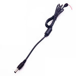 4.0 x 1.7mm DC 수컷 노트북 어댑터용 전원 케이블, 길이: 1.2m