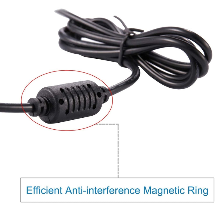 4.0 x 1.7mm DC 수컷 노트북 어댑터용 전원 케이블, 길이: 1.2m