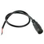 5.5 x 2.1mm DC 암컷 전원 케이블 노트북 어댑터용, 길이: 30cm, 5.5 x 2.1mm (길이: 30cm)