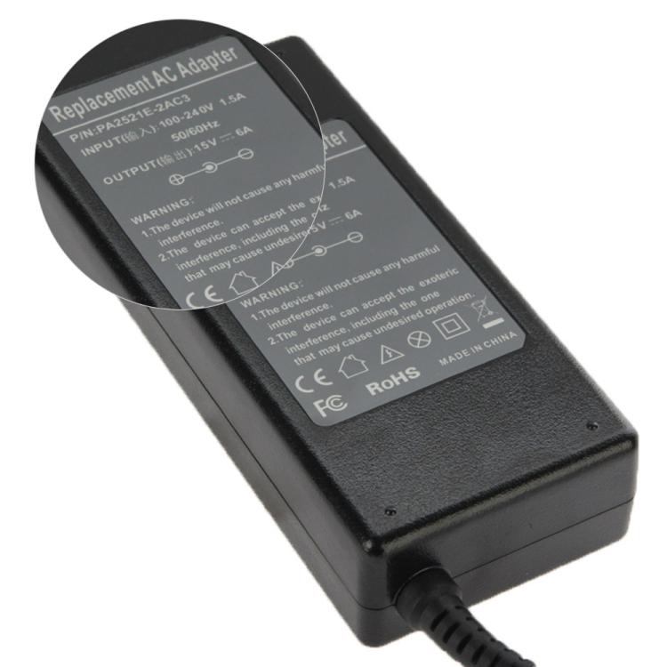 Toshiba 노트북용 90W 15V 6A AC 어댑터, 출력 팁: 6.3mm x 3.0mm