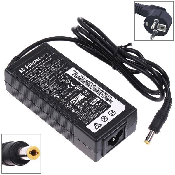 EU 플러그 AC 어댑터 19V 4.74A 90W 레노버 노트북용, 출력 팁: 5.5 x 2.5mm, EU 플러그, AU 플러그, US 플러그, UK 플러그
