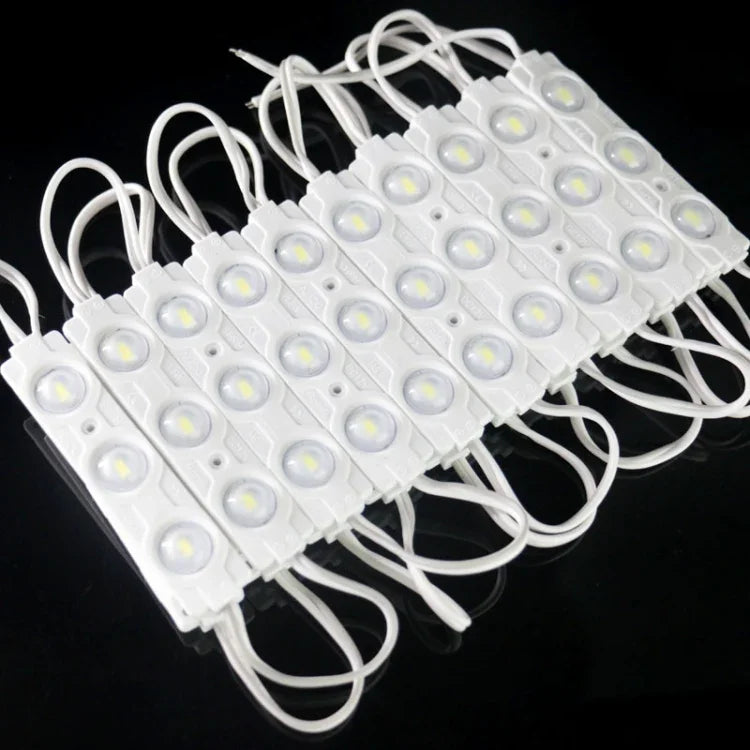180도 20 x 3-LED SMD 5730 볼록 고온 백색광 LED, DC 12V, S-LED-0395W, S-LED-0395WW