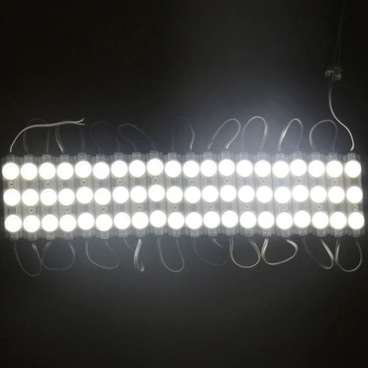 180도 20 x 3-LED SMD 5730 볼록 고온 백색광 LED, DC 12V, S-LED-0395W, S-LED-0395WW