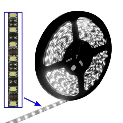백색광 5050 SMD LED, 30 LED/m, S-LED-1211B, S-LED-1211A