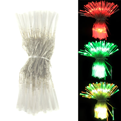 컨트롤러가 있는 100 LED RGB 조명, 깜박임 / 페이드 / 체이싱 효과