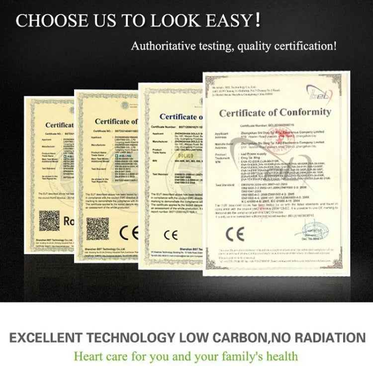광속: > 4000LM, 역률 > 0.9, 연색성 > 80, AC 90-140V, 50W 따뜻한 백색광