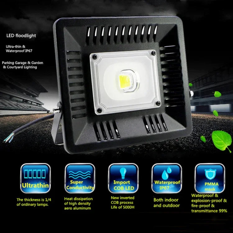 광속: > 4000LM, 역률 > 0.9, 연색성 > 80, AC 90-140V, 50W 따뜻한 백색광