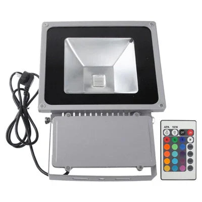 RGB LED 조명 리모컨 포함, AC 85-265V, 80W RGB