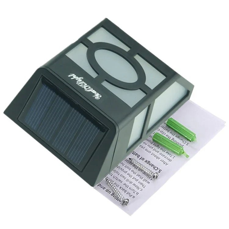 2 LED 울타리 램프 태양광 벽걸이 조명, S-LED-3090W, S-LED-3090WW
