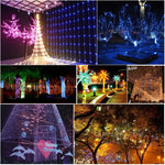 크리스마스 파티용, 80 LED, 배터리 구동, 10m