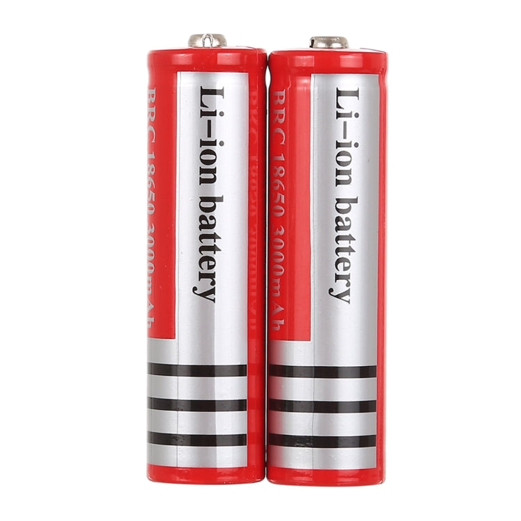 2개 세트 UltraFire 18650 3000mAh 3.7V 장시간 지속 충전식 리튬 이온 배터리, 3000mAh