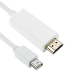 미니 디스플레이포트 to HDMI 수 케이블, 길이: 1.5m, 미니 DP to HDMI 수