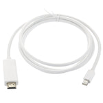미니 디스플레이포트 to HDMI 수 케이블, 길이: 1.5m, 미니 DP to HDMI 수