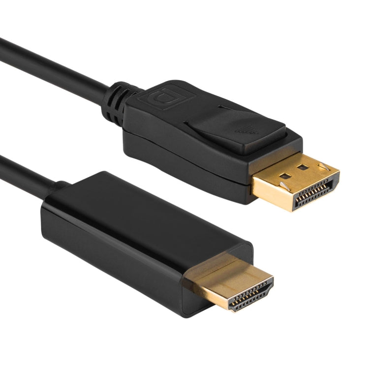 디스플레이포트 수 to HDMI 수 케이블, 케이블 길이: 1.8m, DP to HDMI 수 검정색