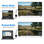 DisplayPort 수컷 to HDMI 암컷 어댑터 케이블, 길이: 20cm, DP 수컷 to HDMI 암컷