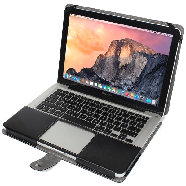 13.3인치 MacBook Pro용 스냅 잠금 노트북 가죽 케이스