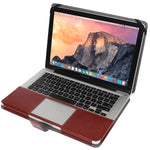 13.3인치 MacBook Pro용 스냅 잠금 노트북 가죽 케이스
