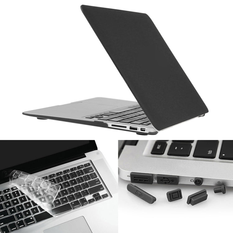 Macbook Air 11.6인치 (미국 버전) / A1370 / A1465용 ENKAY Hat-Prince 3-in-1 무광 하드 쉘 플라스틱 보호 케이스, 키보드 가드 및 포트 먼지 마개 포함
