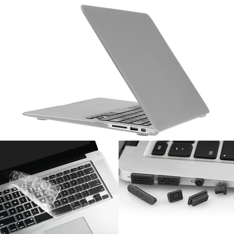 Macbook Air 11.6인치 (미국 버전) / A1370 / A1465용 ENKAY Hat-Prince 3-in-1 무광 하드 쉘 플라스틱 보호 케이스, 키보드 가드 및 포트 먼지 마개 포함