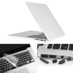 Macbook Air 11.6인치 (미국 버전) / A1370 / A1465용 ENKAY Hat-Prince 3-in-1 무광 하드 쉘 플라스틱 보호 케이스, 키보드 가드 및 포트 먼지 마개 포함