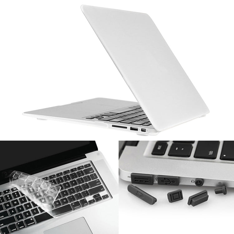 Macbook Air 11.6인치 (미국 버전) / A1370 / A1465용 ENKAY Hat-Prince 3-in-1 무광 하드 쉘 플라스틱 보호 케이스, 키보드 가드 및 포트 먼지 마개 포함