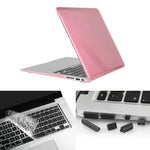 ENKAY Macbook Air 13.3인치 (미국 버전) / A1369 / A1466 Hat-Prince 3-in-1 크리스탈 하드 셸 플라스틱 보호 케이스, 키보드 가드 및 포트 먼지 마개 포함