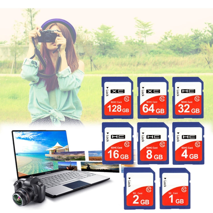 1GB 고속 클래스 10 SDHC 카메라 메모리 카드 (100% 실제 용량), 1GB