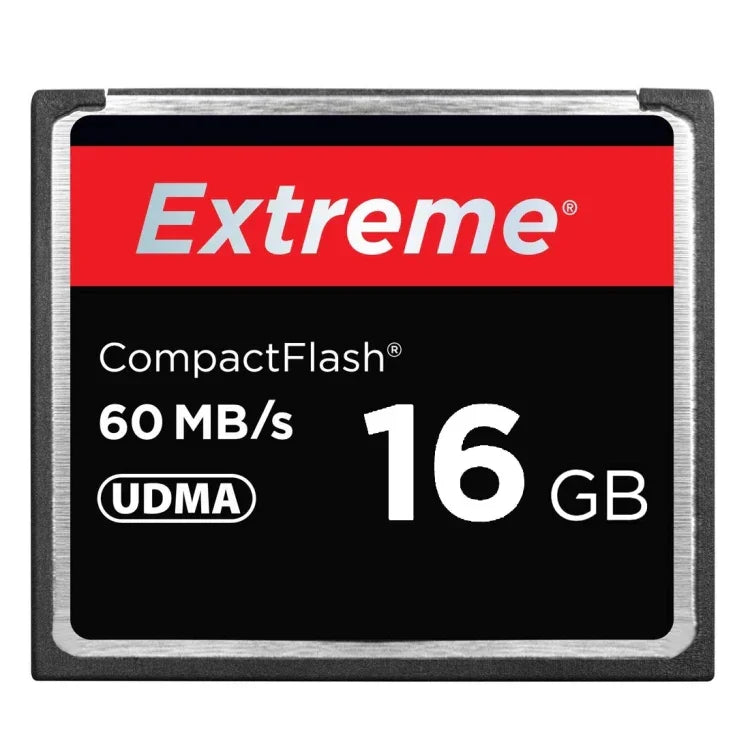 16GB 익스트림 컴팩트 플래시 카드, 400X 읽기 속도, 최대 60 MB/S (100% 실제 용량), 16GB