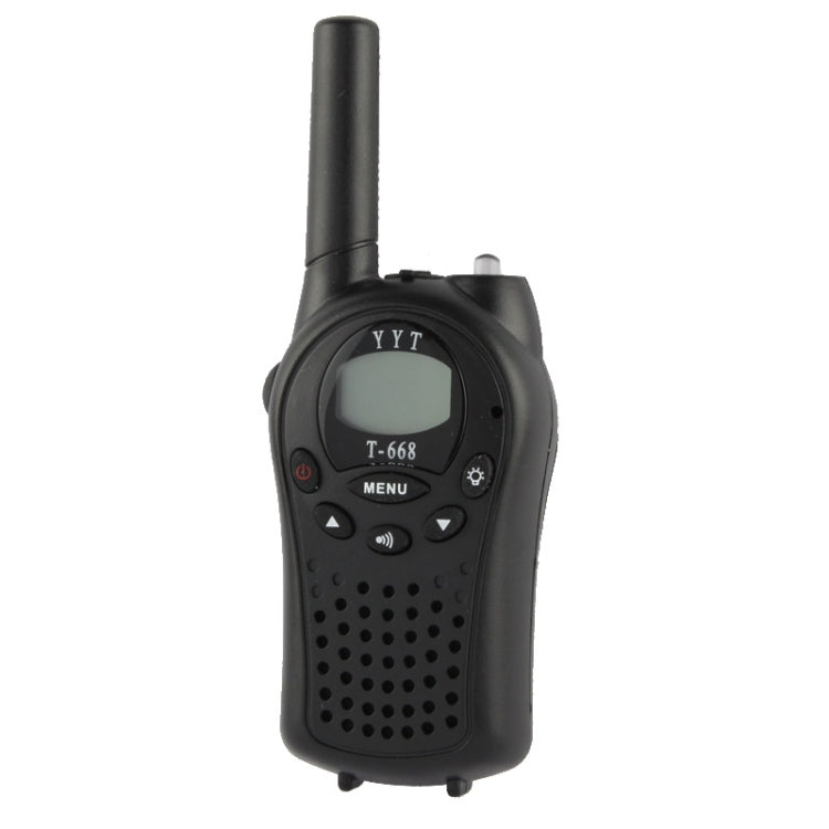 2개 T-668 400-470MHz 1.0인치 LCD 8 / 20 / 22채널 워키토키 세트