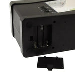 USB 데스크탑 아쿠아리움 미니 어항 흐르는 물과 6 LED 조명, LCD 시계 디스플레이 달력, 시간 및 알람 포함 (1.5쿼트 물 보유)