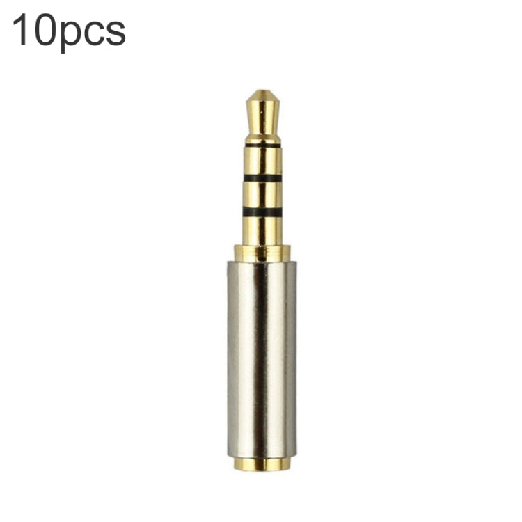 3.5mm 4핀 오디오 잭 커넥터 → 2.5mm 4핀 어댑터 (10개입 한 팩, 가격은 10개 기준), 3.5mm 수 → 2.5mm 암