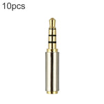 3.5mm 4핀 오디오 잭 커넥터 → 2.5mm 4핀 어댑터 (10개입 한 팩, 가격은 10개 기준), 3.5mm 수 → 2.5mm 암