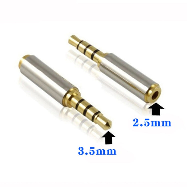 3.5mm 4핀 오디오 잭 커넥터 → 2.5mm 4핀 어댑터 (10개입 한 팩, 가격은 10개 기준), 3.5mm 수 → 2.5mm 암