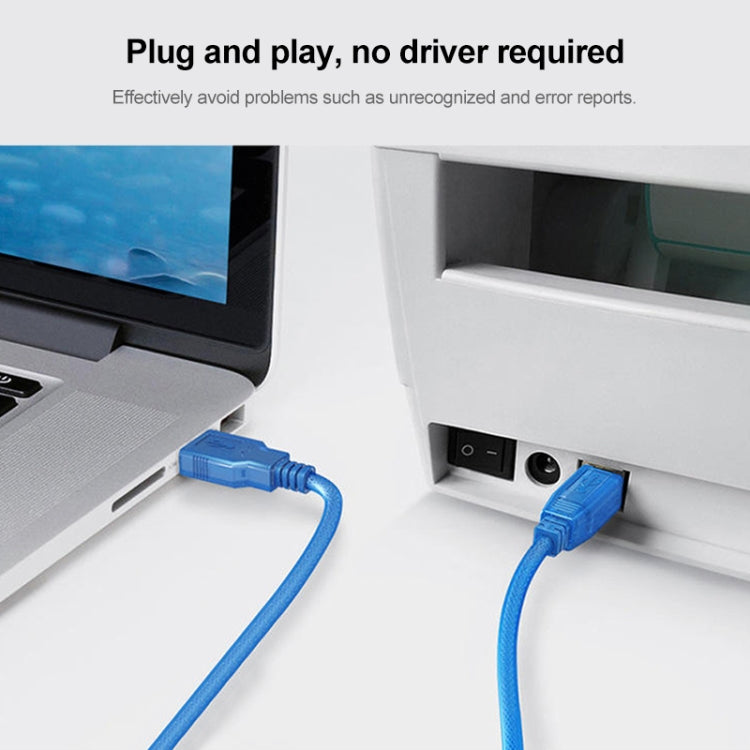 USB 2.0 프린터 연장 AM → BM 케이블, 길이: 1.8m, 길이: 1.8m