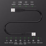USB 2.0 AM to AM 연장 케이블, 길이: 3m, 3m