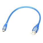 USB 2.0 AM to 미니 5핀 USB 케이블, 길이: 30.5cm