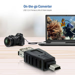 USB 2.0 암 to 미니 USB 5핀 수 어댑터 (OTG 기능)