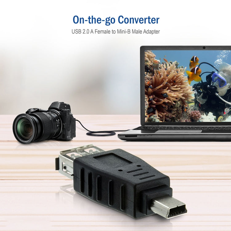 USB 2.0 암 to 미니 USB 5핀 수 어댑터 (OTG 기능)